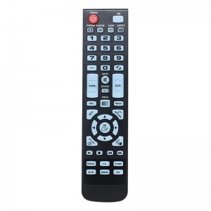 Egyedi gyártású vezeték nélküli LCD TV vezérlő multifunkcionális univerzális LED LCD TV távirányító IR távirányító